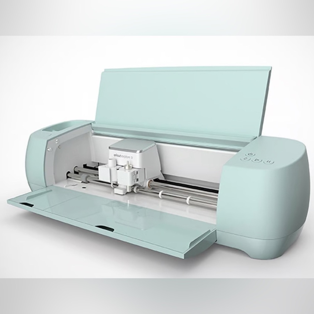 Cricut Explore 3 with tools and materials